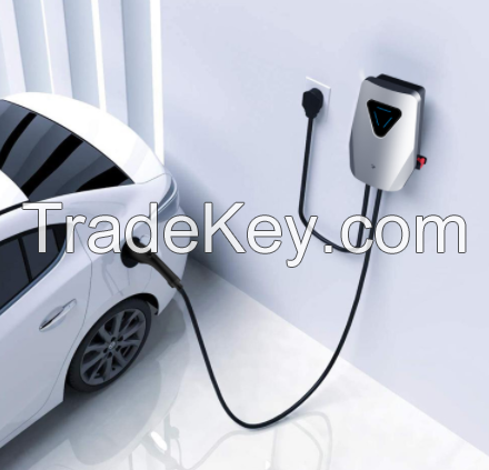 PSQ507. Wall-mounted / floor plate type AC230V, 32A, 7 KW household type 2 electric vehicle intelligent charger