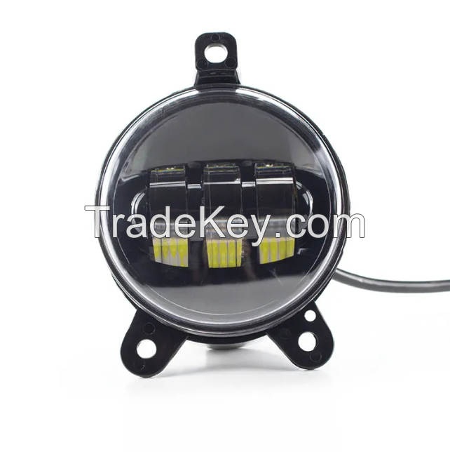  PSW00358.  Tractor 30W LED fog lamp. For LADA Rada Triangle daytime turn signal two-color fog lights, engineering vehicle motorcycle modified steering auxiliary side lights