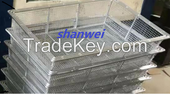 Sterilization Wire Mesh Tray Basket Surgical Autoclave Holding Instruments Lab colding usage