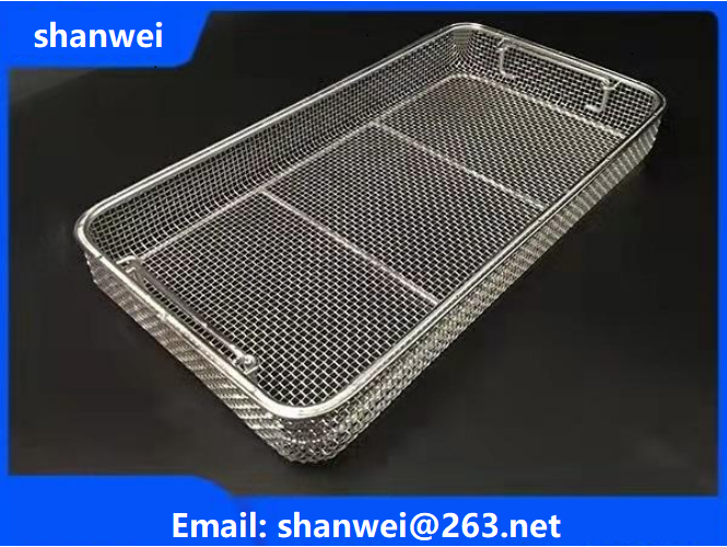   Sterilization surgical instrument trays autoclave baskets for micro surgical instrument