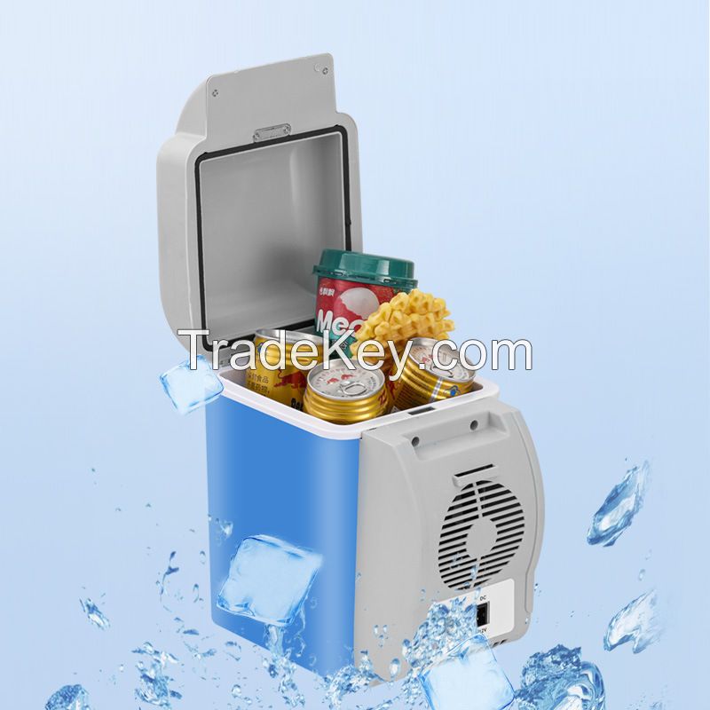 Portable 7.5 litre car refrigerator, mini car refrigerator
