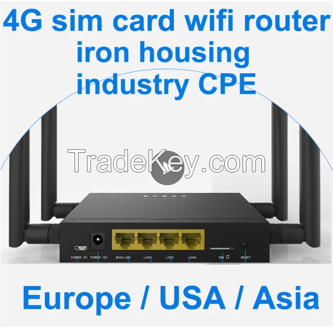 GC111 300Mbps 4G LTE WiFi Router CAT4 Industrial CPE strong signal Sup