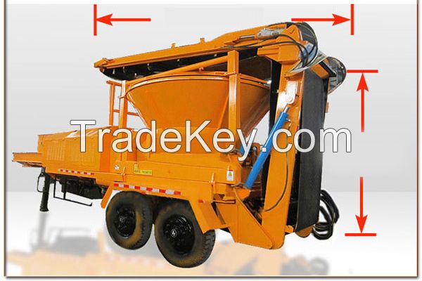 Disc type wood pier crusher