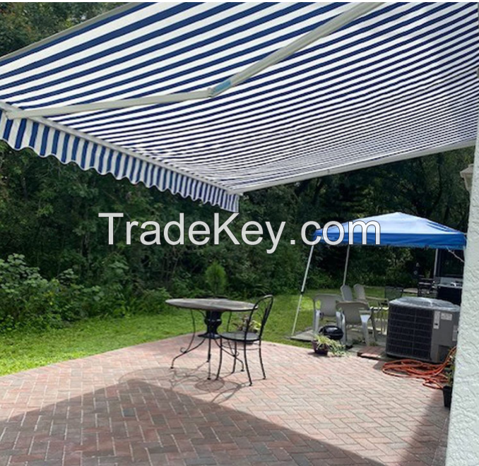 Retractable Awning For Garage Store Shading Waterproof