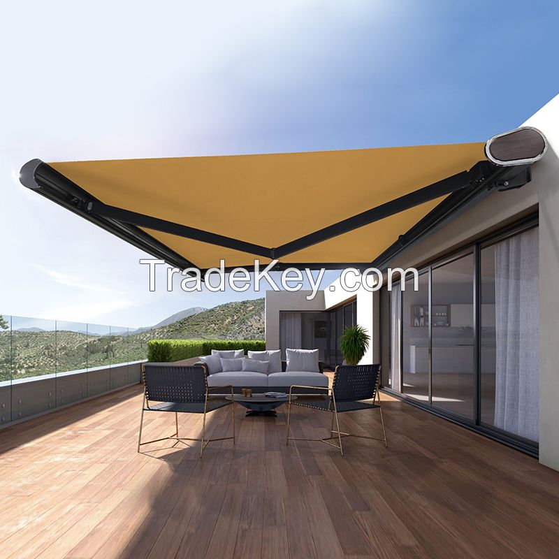 Electric Cassette Awning Retractable Store Windows Shade
