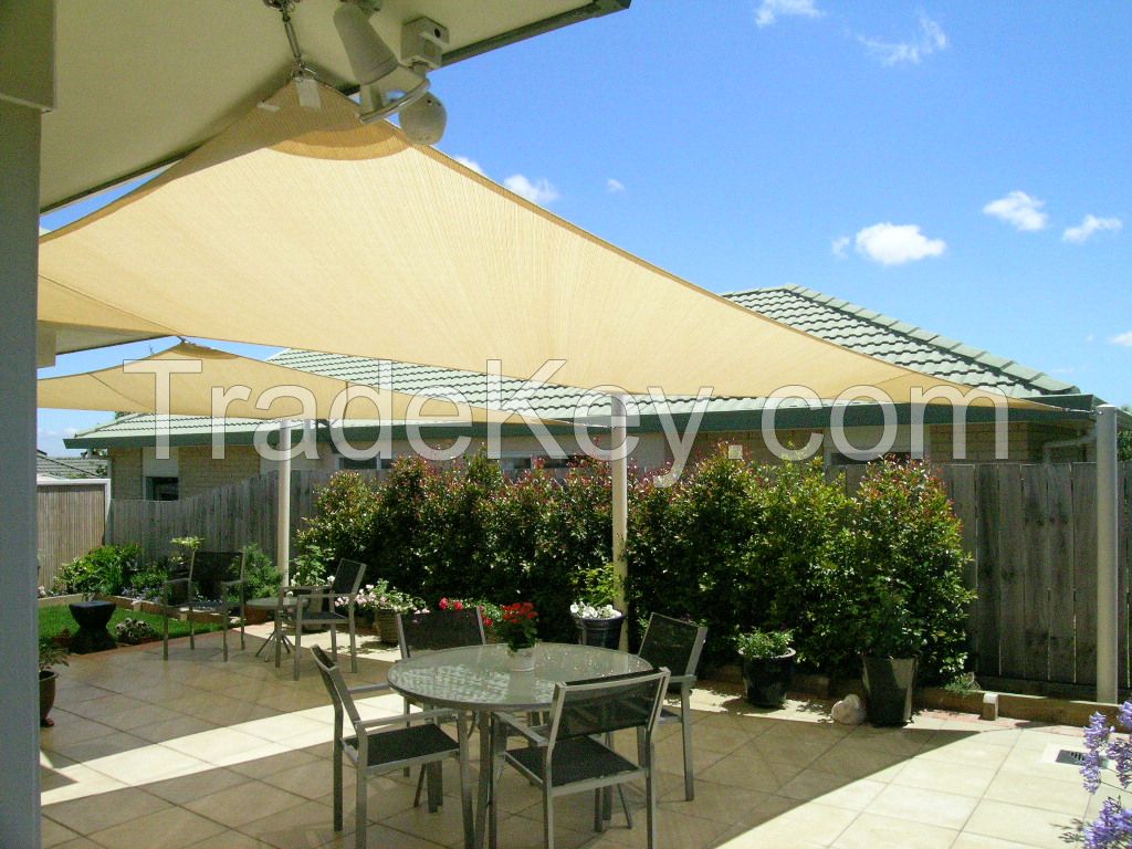 Green House Shade Sail with Ring for Outdoor