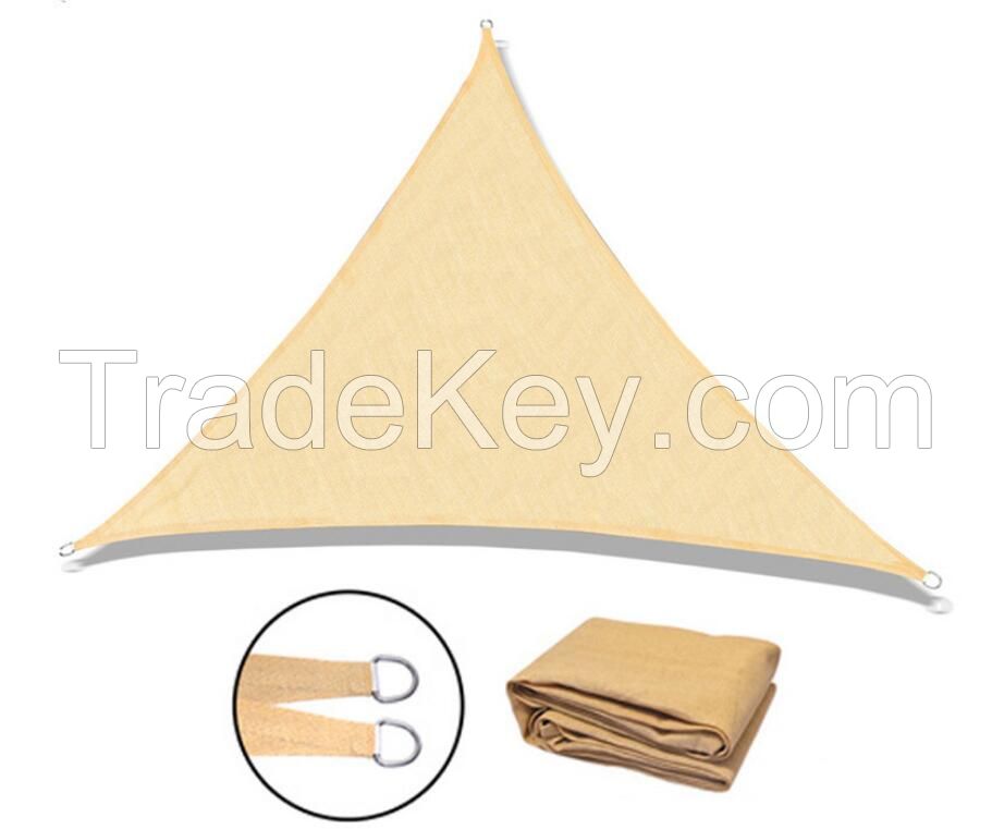 HDPE Fabric 5*5*5 Triangle Sun Shade Sail for Sale