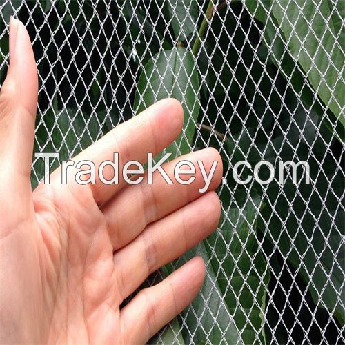 hdpe black knotted bird netting