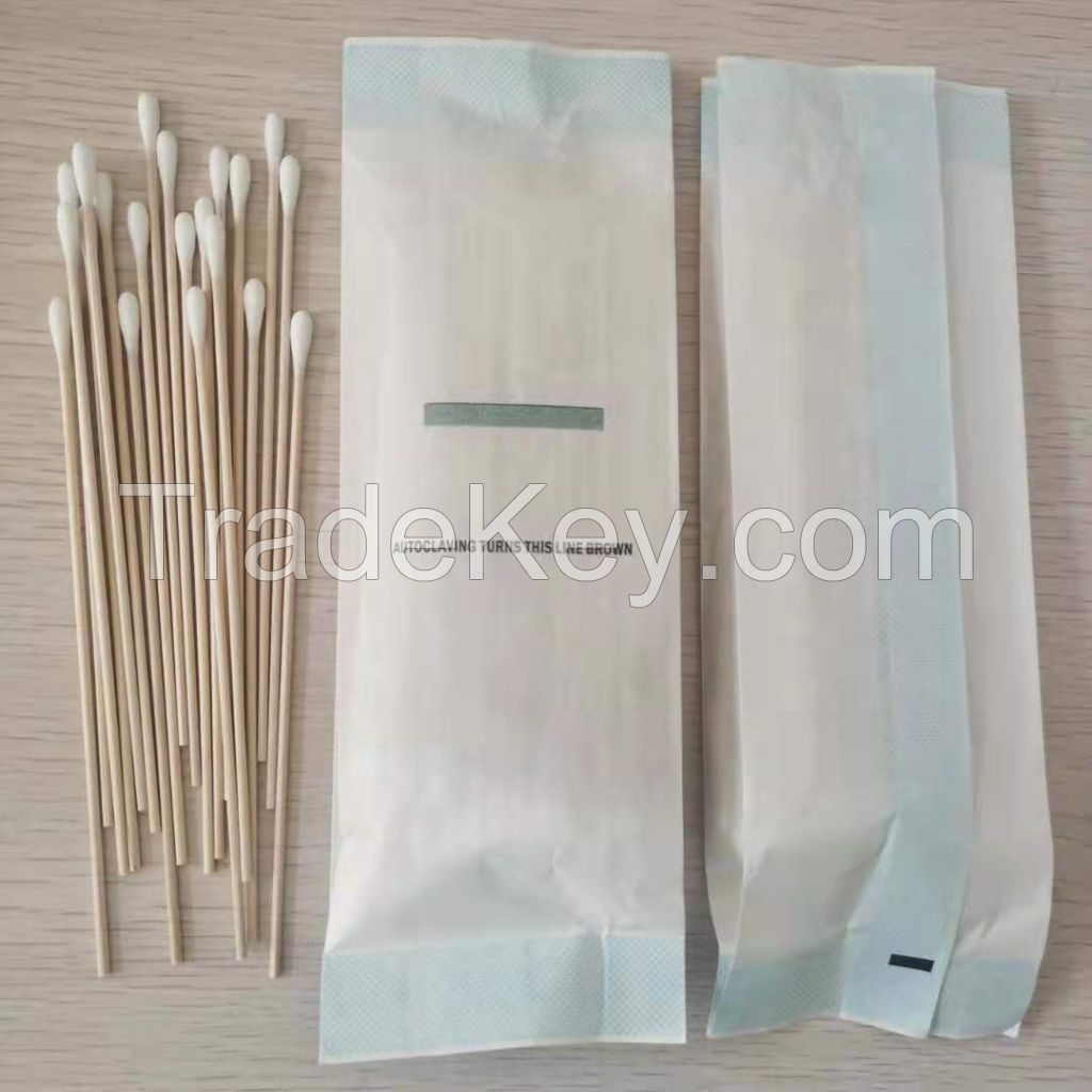 Disposable wooden pole absorbent cotton swab sampling and detection sw