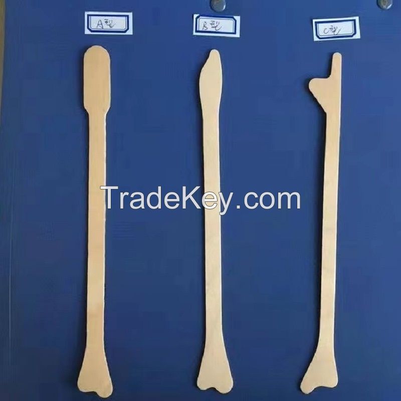 Disposable wooden gynecological examination piece