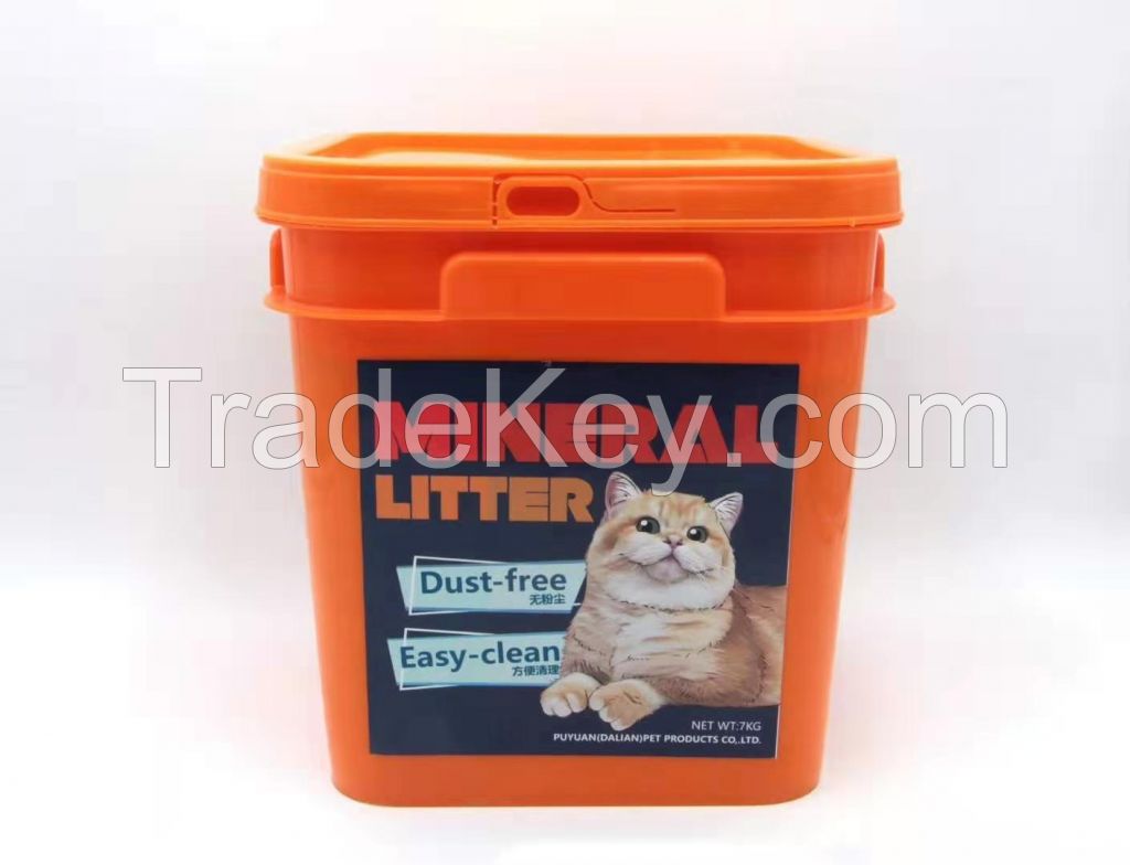 100% dust free sodium litter wholesale pets bentonite clumping cat litter