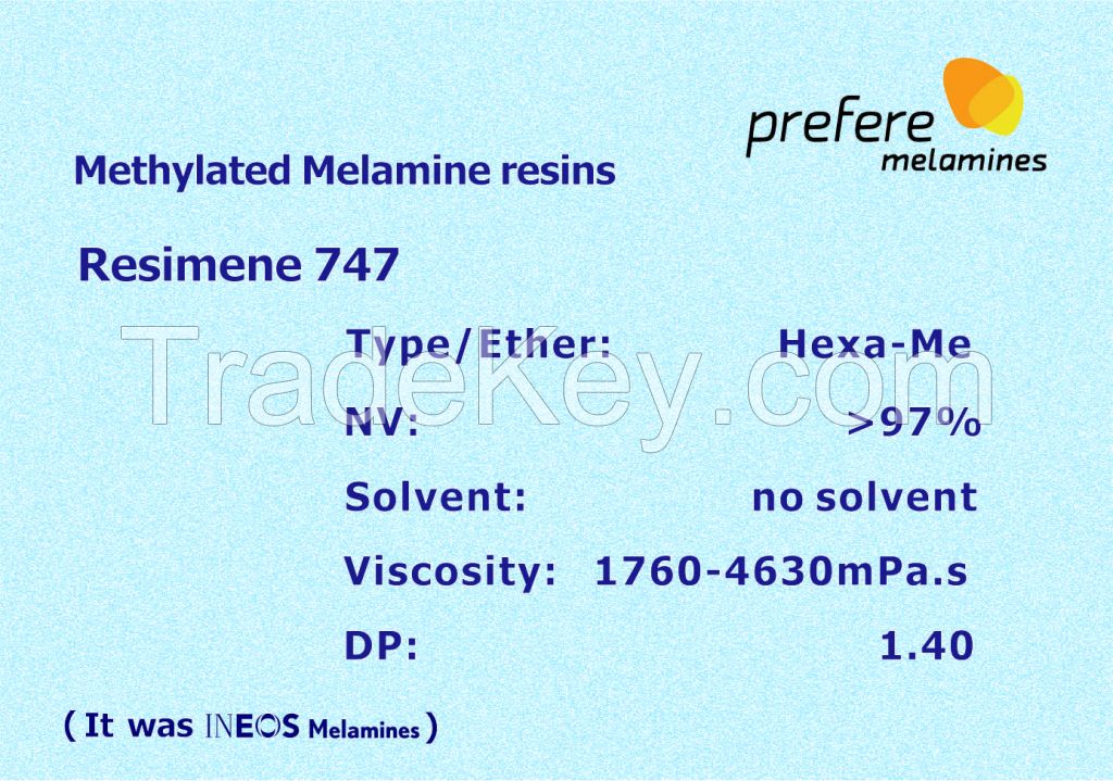 Methylated Melamine resins Resimene 747