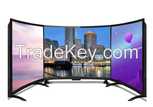 PPTV 4K television smart led tv 65 inch curved led tv screen