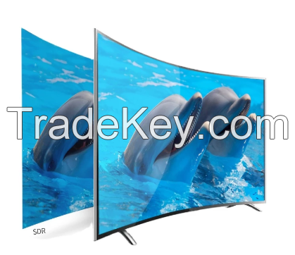  PPTV television 55 inch hot sale new product led tv television 4k smart tv 65 inch curved screen
