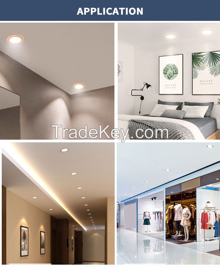 Anti glare LED COB downlight 