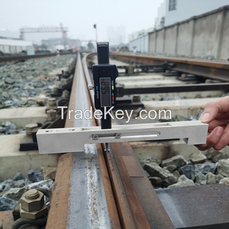 Digital Switch Rail Vertical Wear Gauge Ruler for Turnout Measurement and Inspection