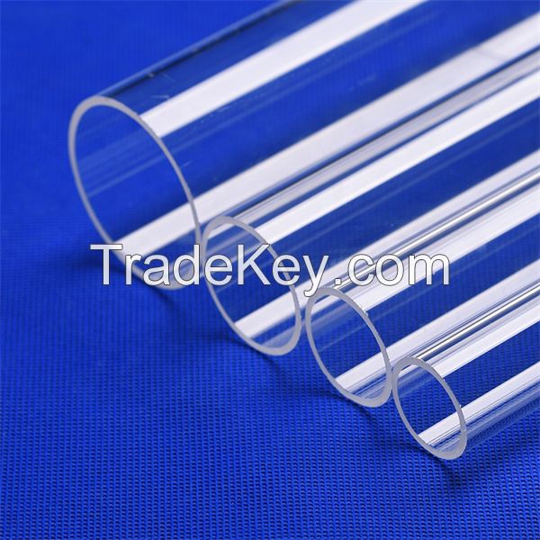 Customized quartz tube quartz glass tubes large diameter quartz tube