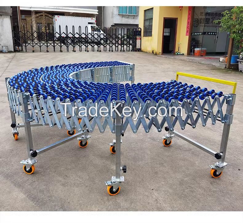 Chinese factory price metal skate wheel conveyor with protective rolle