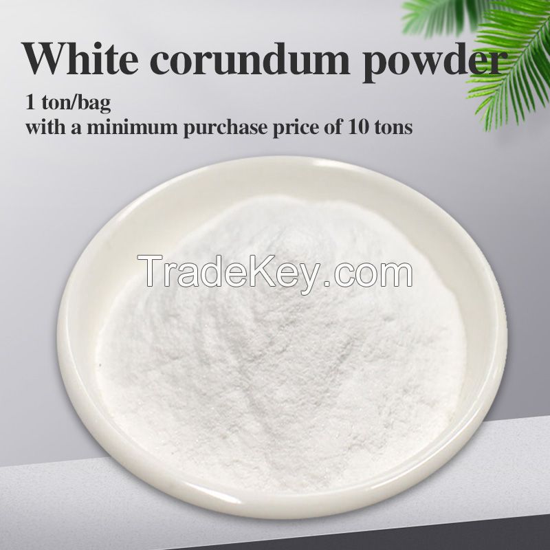 Fine white corundum powder