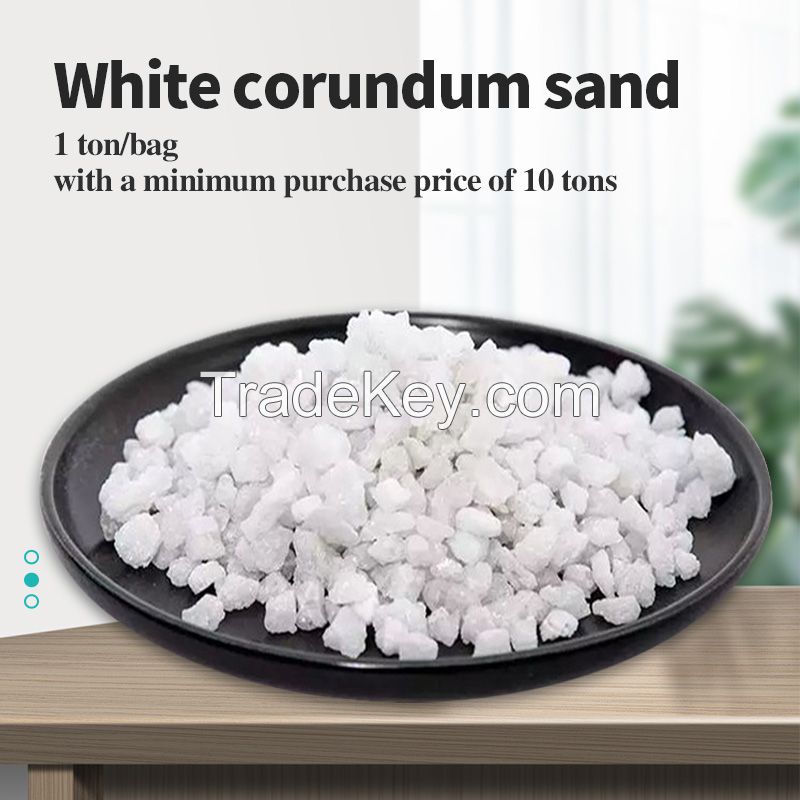 White corundum segment sand