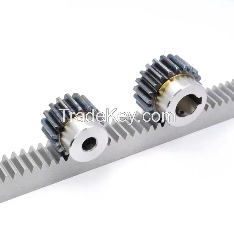 High Precision Custom Rack Gears Straight Small Module Rack 45C/60C Steel CNC Machined Gear Rack