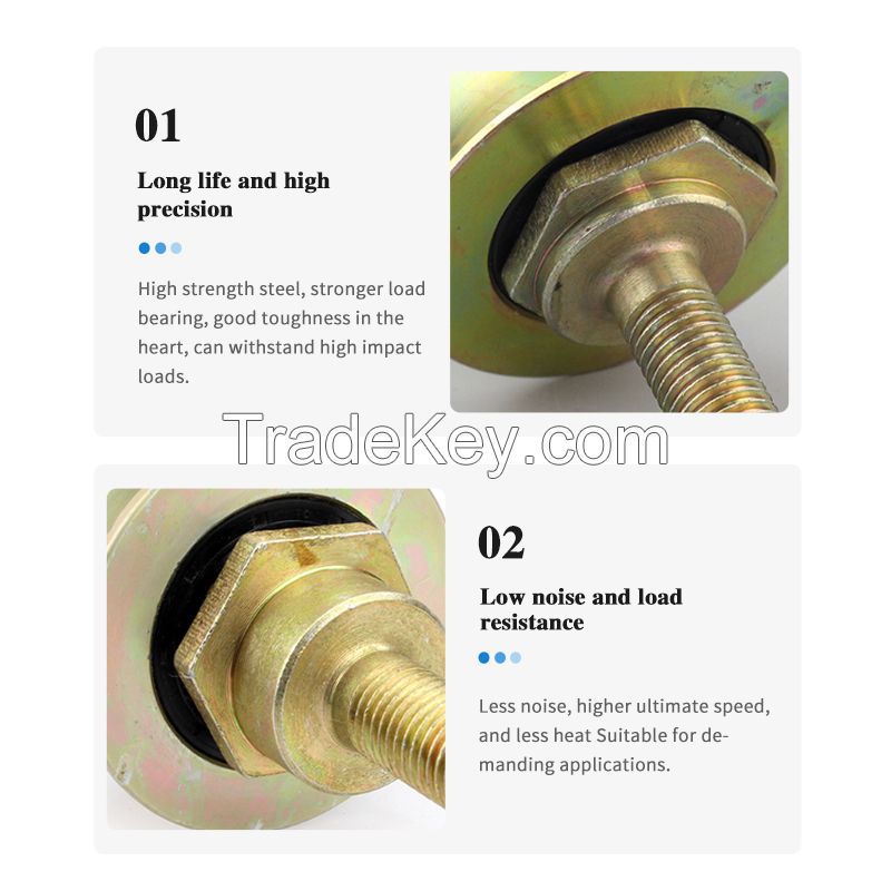 Roller with screw pulley guide wheel outer wire roller construction hoist accessories