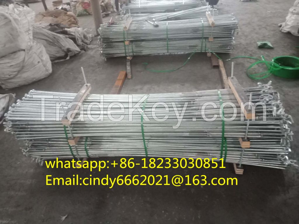 Tube type Stay Rod for cable ground hardware Turnbuckle stay rod