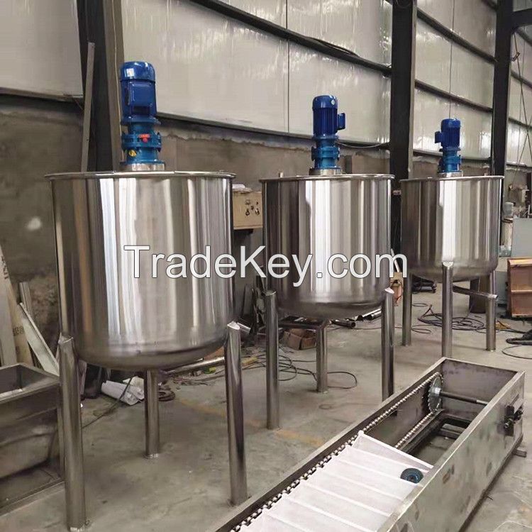 Stainless steel mixing drum, stainless steel mixer reaction kettle