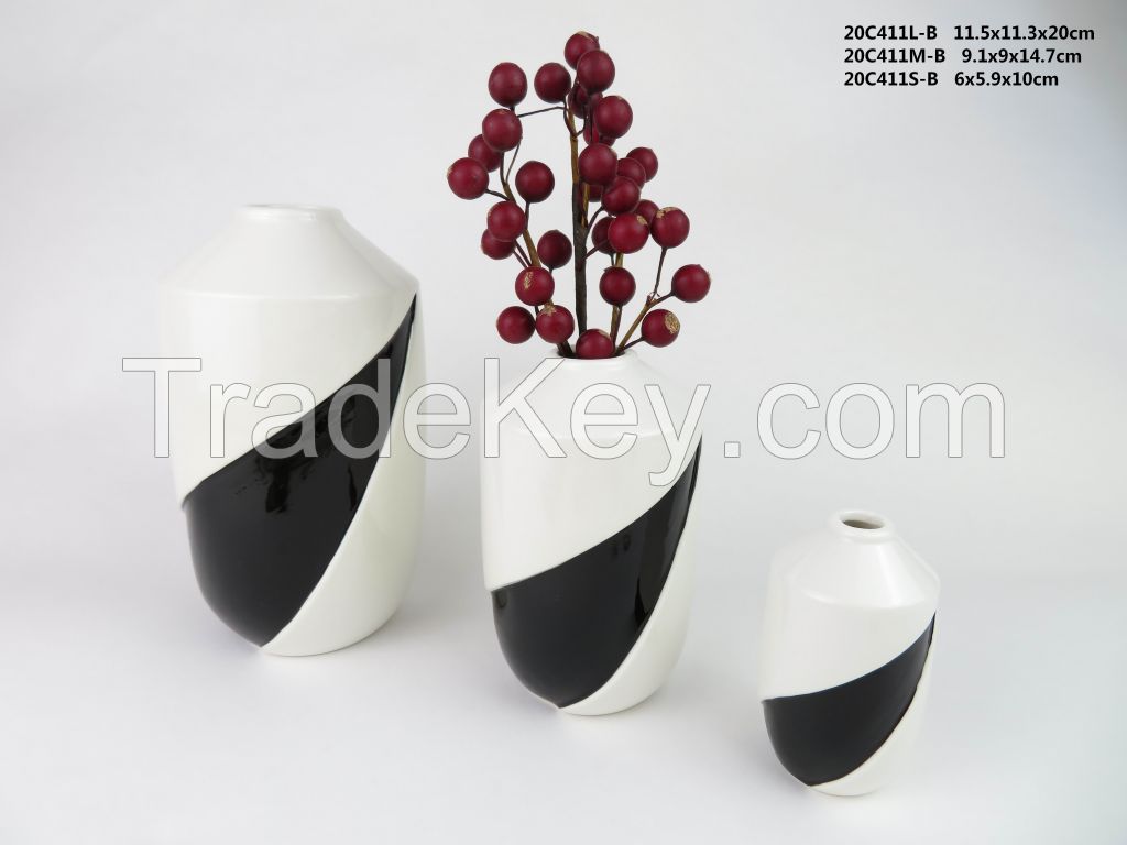 ceramic vase for home decoration