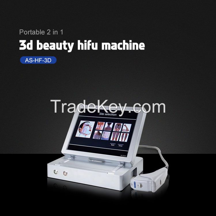 Portable 3d beauty hifu machine