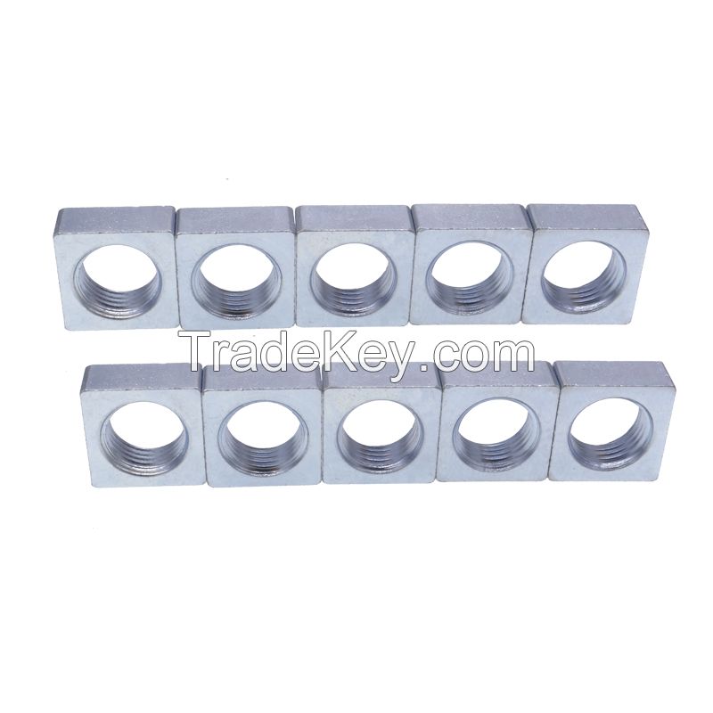 M10 Square Nut Customized Nuts Factory Supplier