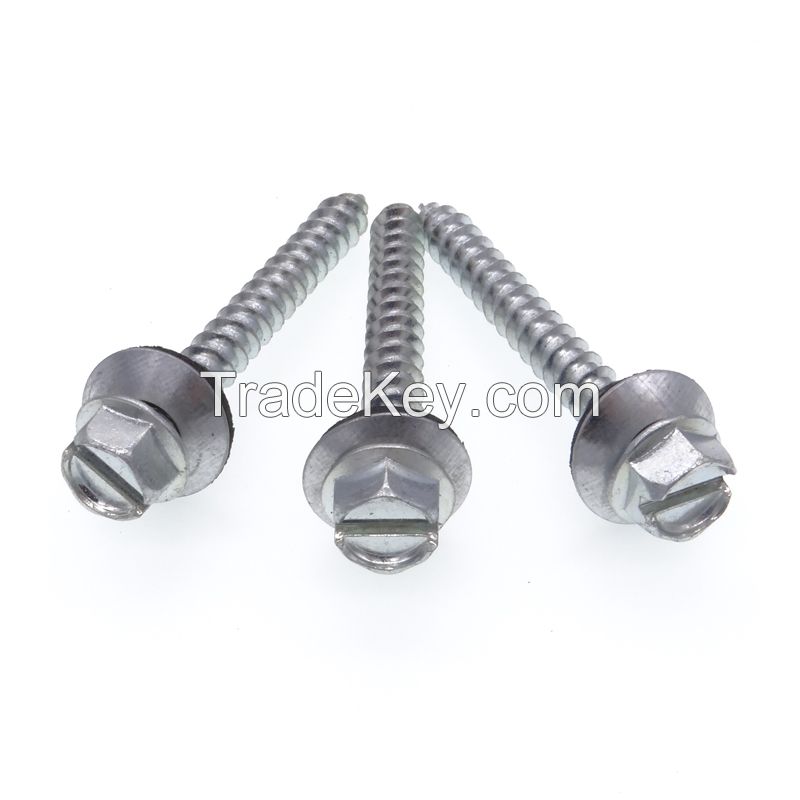 Stainless Steel Hex Head Roofing Screws with EPDM Washer