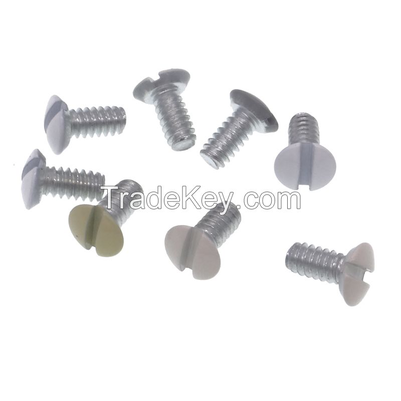 UNC 6-32 Screw Slotted Oval Head Screw for Socket Switch