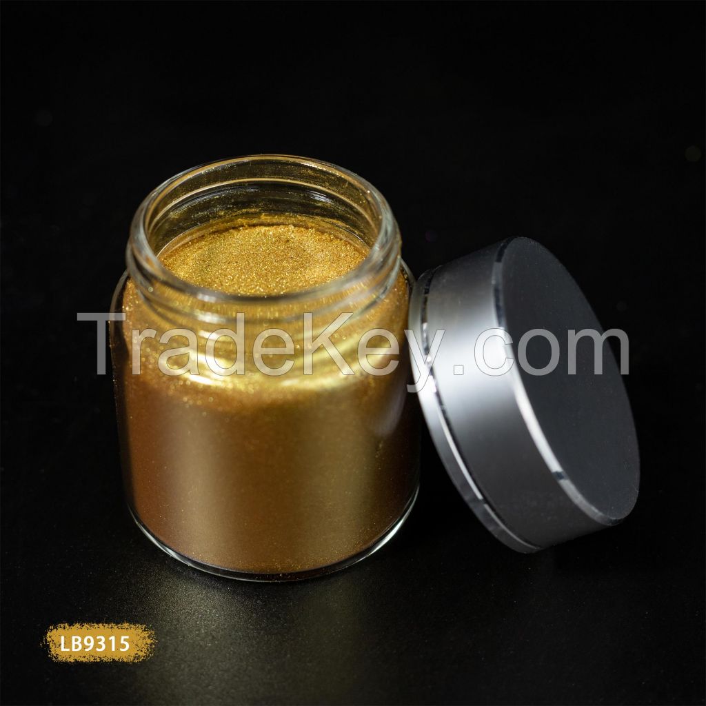 Synthetic crystal gold pearl pigment - LB9315