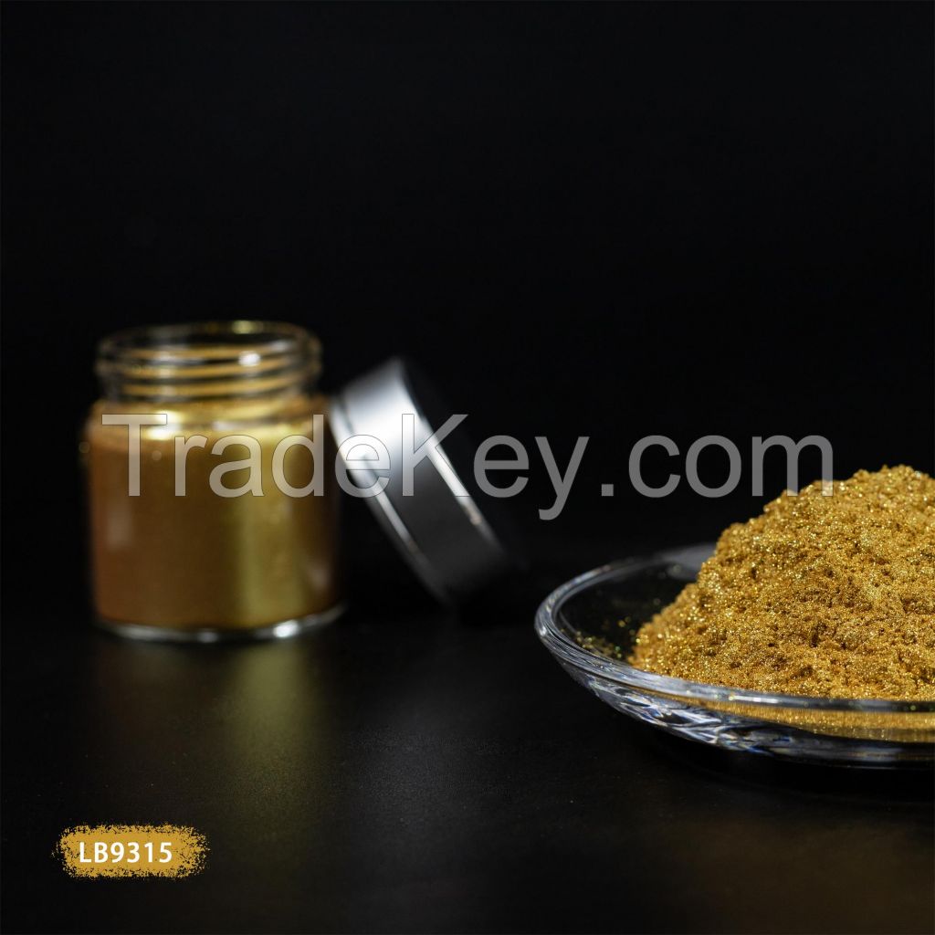 Synthetic crystal gold pearl pigment - LB9315