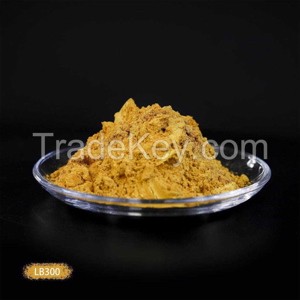 Gold Pearl Pigment / Natural Mica Coated Gold Pearl Pigment Powder