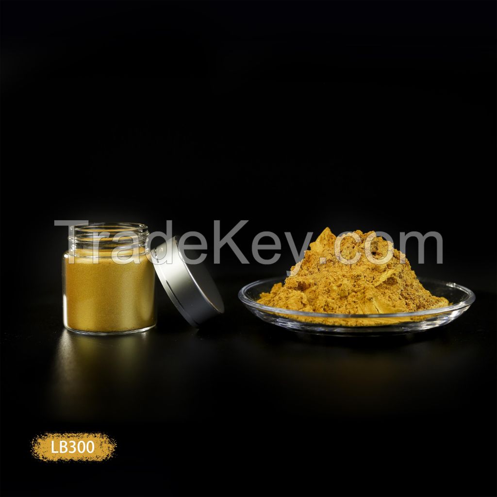 Gold Pearl Pigment / Natural Mica Coated Gold Pearl Pigment Powder