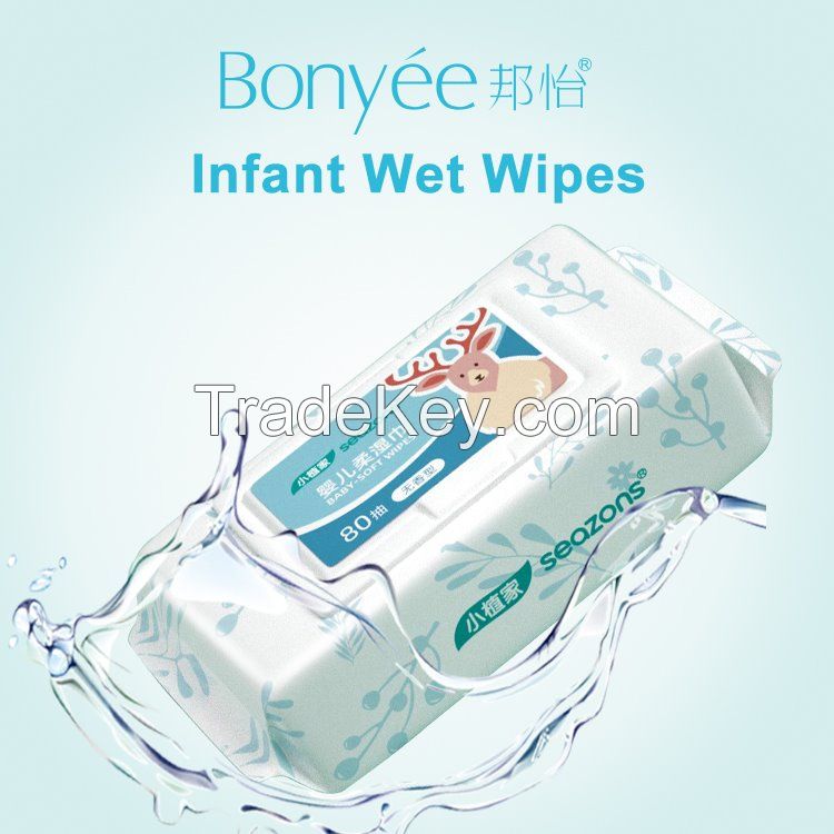 Bonyee Super Soft Nature Cotton Baby Wet Wipes