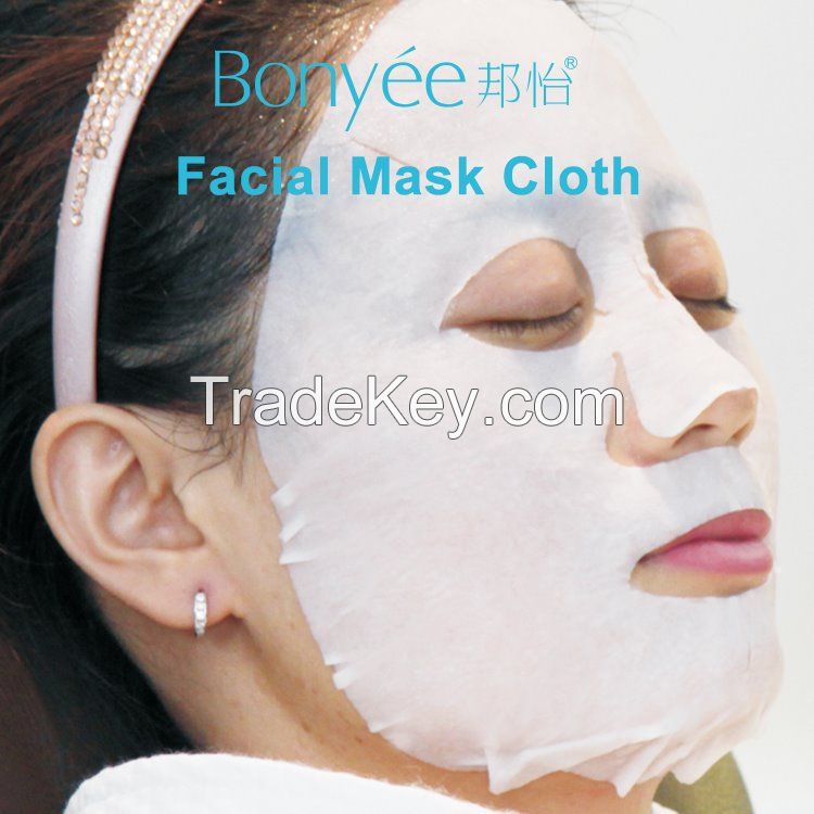 Customized 100%Viscose Facial Mask Cloth Spunlace Nonwoven OEM Face Masks