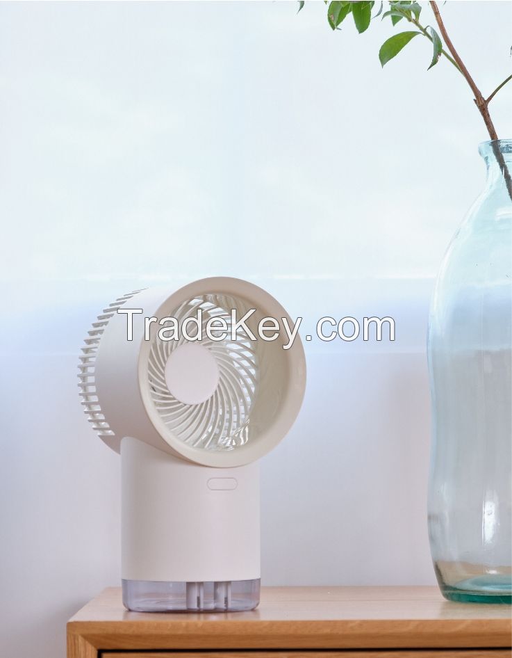 Personal Adjustable Misting Air Cooler Night Light Quiet Table Portable Air Conditioner 2-3 Hours Cool Mist Humidifier Fan