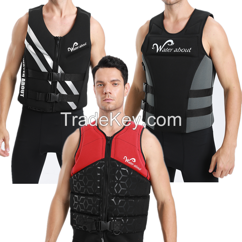 New Design Fashional Neoprene Life Vest/Jacket Professional Life-saving Vest/Jacket EPE Foam Adult swimming Life Jacket