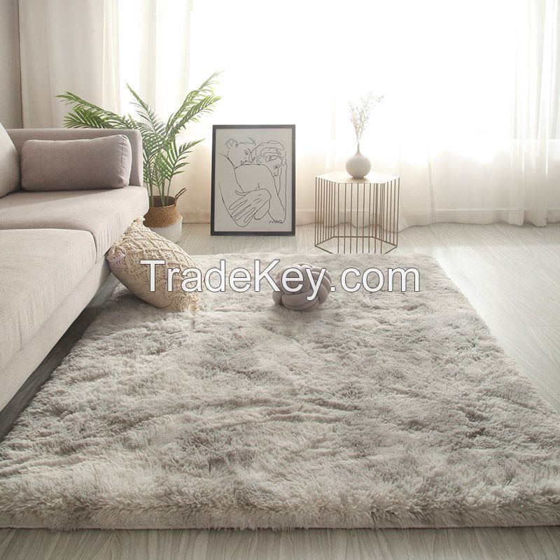 Modern Soft Fluffy Large Shaggy Rug for Bedroom Livingroom Dorm Kids Room Indoor Home Decorative
