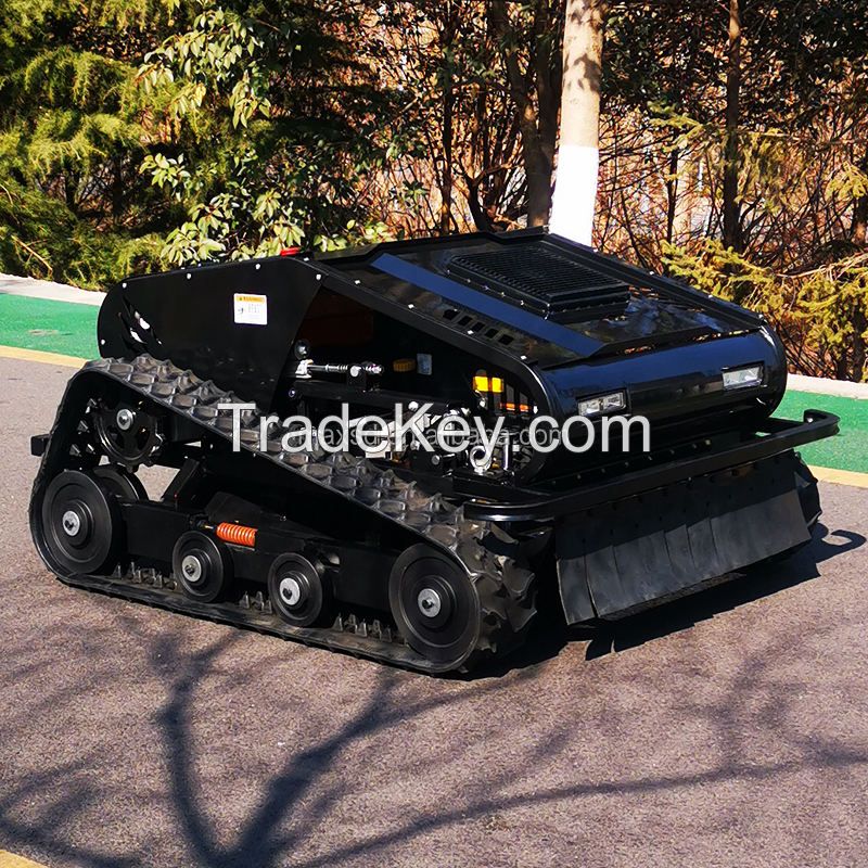 RC Mower Hybrid Gasoline Power Radio Controlled Black Shark 800 Lawn Mower
