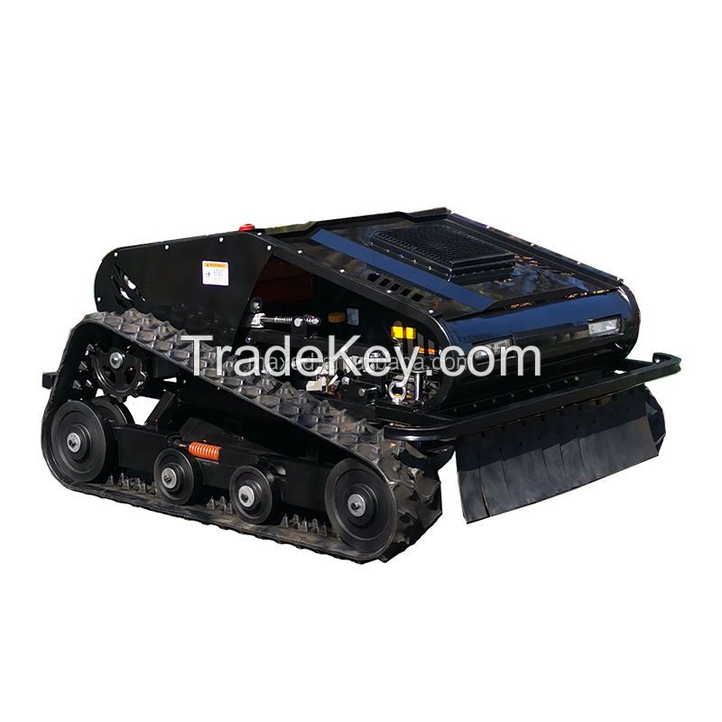 Remote Control Lawn Mower Rubber Track All Terrain Slope Grass Mowers