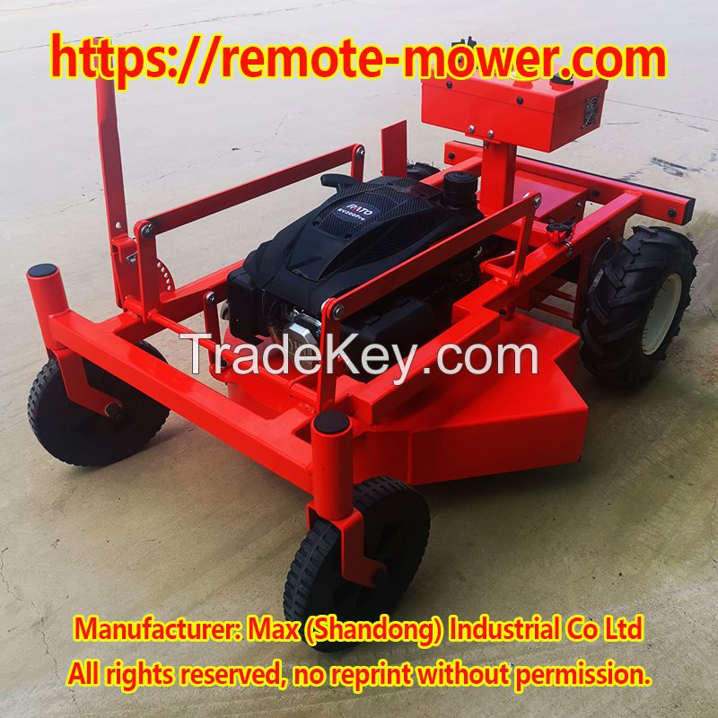 2022 New Commercial 2WD Wireless Remote Control Slope Mower for sale