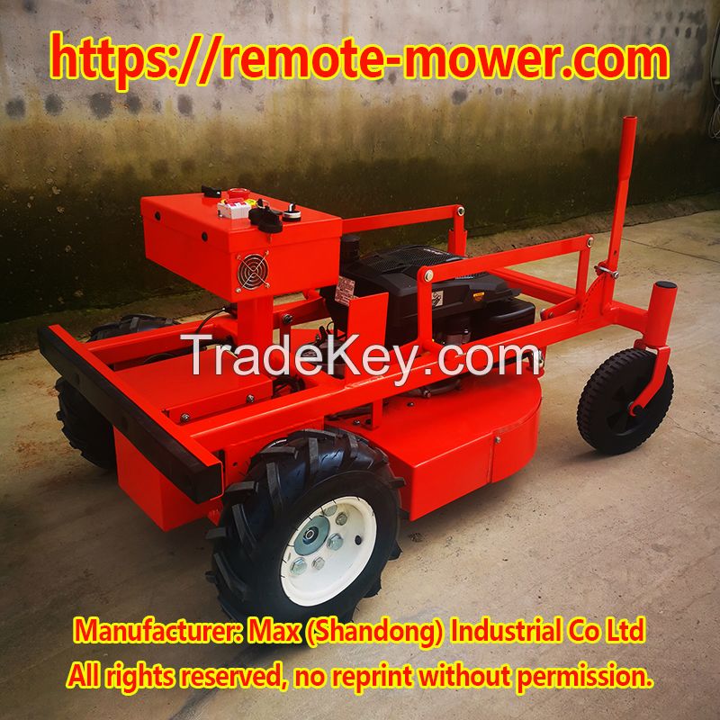 2022 New Commercial 2WD Wireless Remote Control Slope Mower for sale