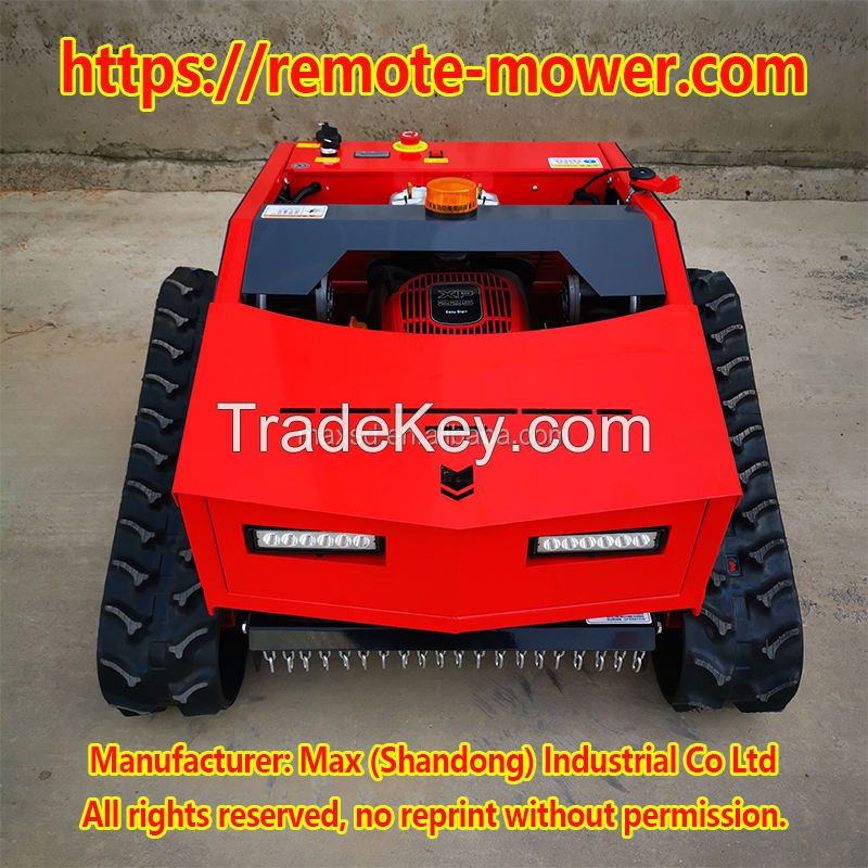 Grass Mower Remote Controlled Lawn Mowers Black Shark 800 Slope Mowing Machine