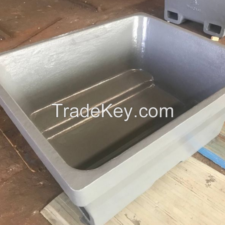 Aluminum Ingot mold dross pan, aluminum recycling equipment attachment