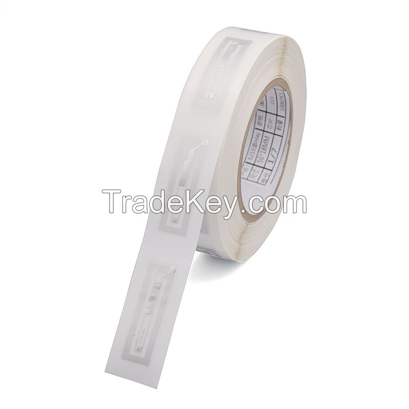 55*18mm NFC 213 Wet Inlay NXP NTAG213 Tag Sticker 