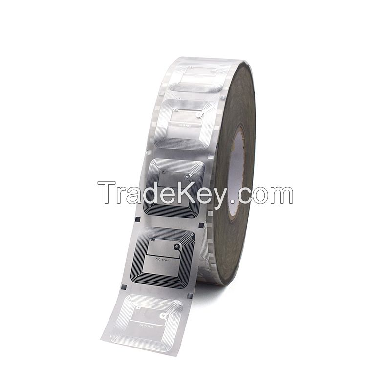 Square 50*50mm NFC Wet Inlay Sticker Contactless Payment and Access Control Use Compatible Mifare 1K Bytes NFC Tag